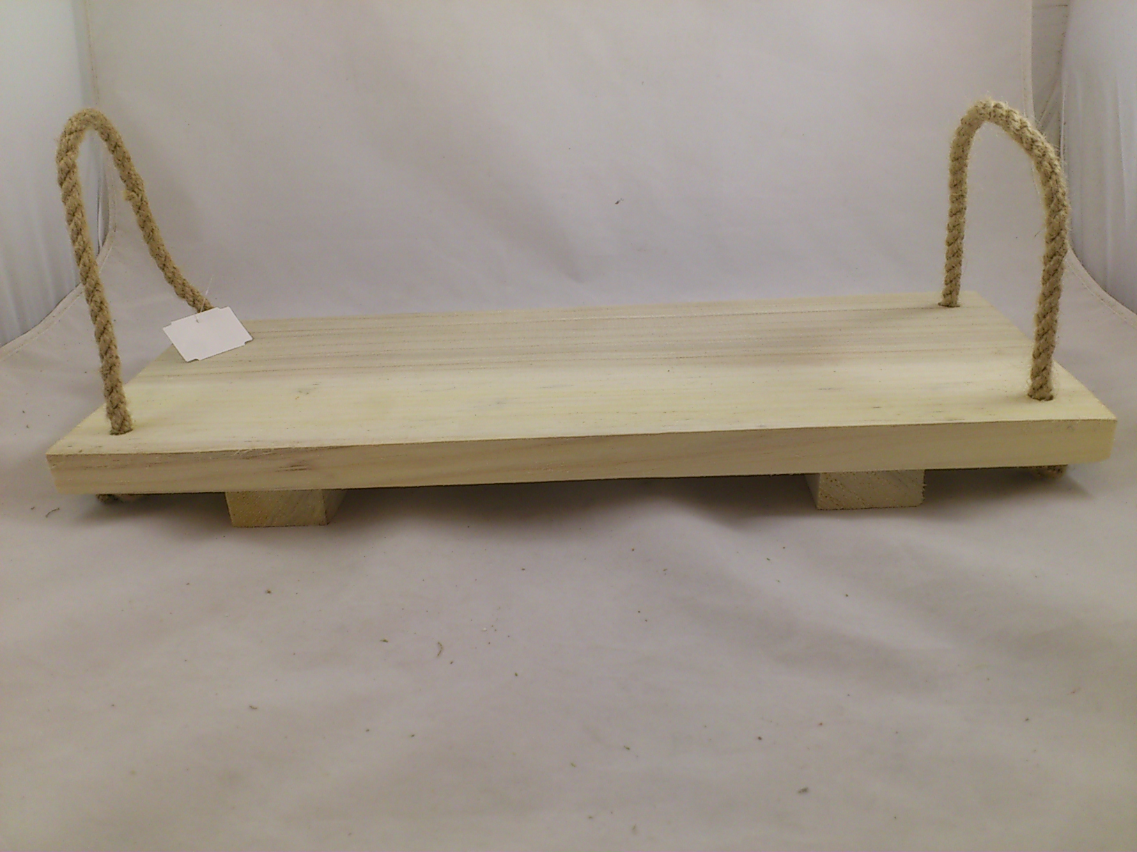 Wooden board jute handles 50x20 cm